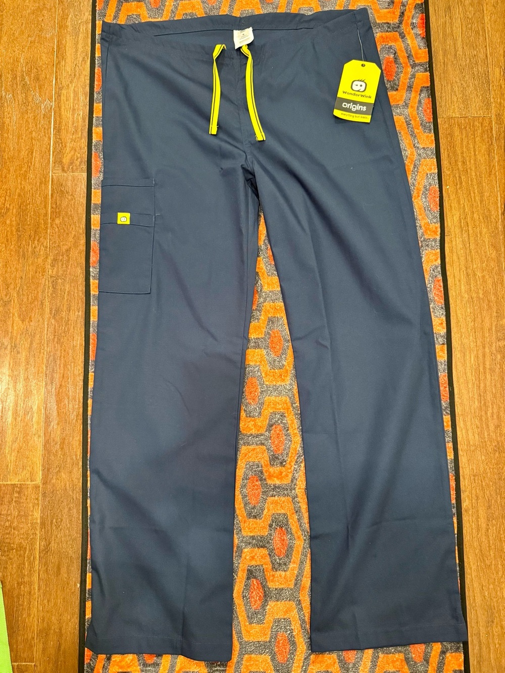 NWT WonderWink Origins Navy Scrub Pants Small